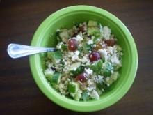 Bulgur Salad with Grapes, Feta and Mint Photo
